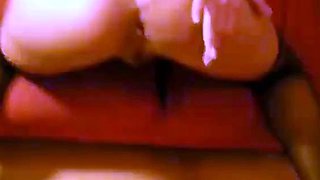 Amateur Cuckold Girl Takes Anal Creampie in Her Gaping Pussy