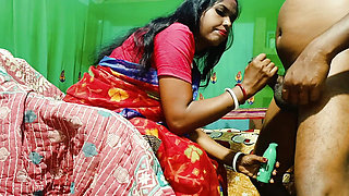 Village Aunty Fucking and Blowjob by Her Step Son with Audio
