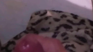 Big penis spins and after nausea, spits out milk.