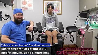 College Girl Medical Exam: Fingering & Hitachi Magic Wand Orgasm in HD