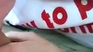 Young Blonde Gives Daddy Roadhead
