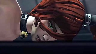 Lady explores BDSM with multiple lovers while bound in fiery hentai group scene