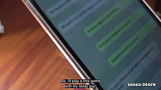 Pov blowjob trailer with modest Mary Rider from sesso-24ore