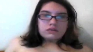 Hairy Amateur Babe Masturbating on Webcam