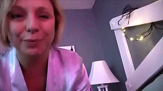 Blonde MILF Brianna Beach Fucks Step Son Before Bed - Big Tits Mom Comes First