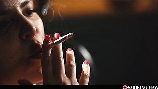 Innocent Kira Queen and Kristof Cale at smoker action