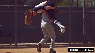 TEENFIDELITY - Kirsten Lee Creampied By Softball Coach