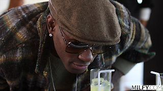 MILFY Cock-Hungry Redheaded MILF Sophia Locke Gets Spit-Roasted By Two Massive BBCs