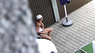 Pornstar's handjob movie