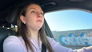 Teen Hottie Tickled in Car - Nose Play & Endless Pleasure