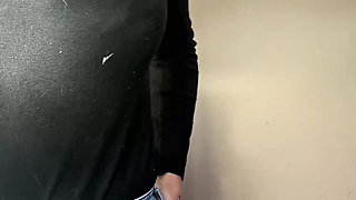 Locked Out of the Bathroom - Jeans Wetting