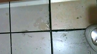 Korean Amateur Sucks Cock in Bathroom Gloryhole