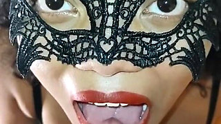 Stepdaughter with Makeup Enjoying a Cup of Piss Concentrated