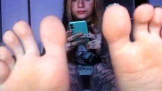 Undies nymph close by the Foot Fetish