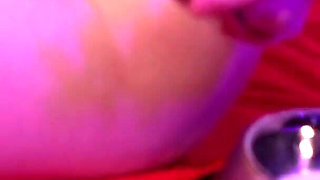 Anal milk enema squirting