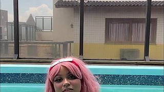 You Guys Know I Love Some Exhibition and I Love Pools Too Doing That in Cosplay Is Just so Good