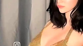 Big boobs milf masturbates with her dildo
