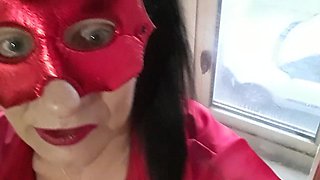 I Masturbate and Undress in Front of the Window