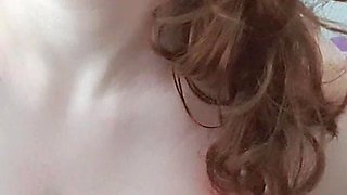 Two wet naked amateur babes having lesbian sex in the shower