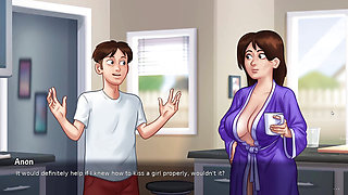 step sister and anon make hot seen in summertime saga part 2