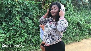 African Lesbian Lover Outdoor Play