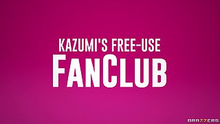 Kazumi's Free-Use Fanclub With Mick Blue, Van Wylde, Kazumi - Brazzers