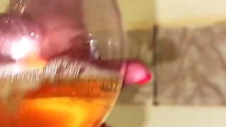 Sperm Drain #4. French MILF Makes a Sexy Aphrodisiac Cut of Your Cum and Her Squirt. Dirty Fetish