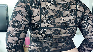 No Panties During YouTube Try On Haul in 100% Transparent Tops🤤 Flashing Pussy Nude Try On