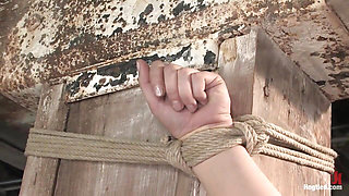 Cute Local Girl Applies to Hogtied, 4 Hours Later She Is Bound, Gagged, and Made to Cum
