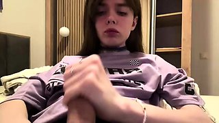 Amateur Solo Shemale Masturbation