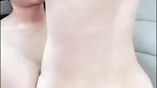 Thai student fuck in car and creampie