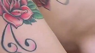 Tattooed Jesse Jenkins with piercings gets pounded by big cock dude Luke Hotrod