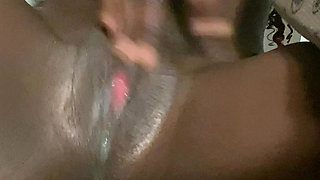 Ebony sexy lady masturbating ,dripping pussy-Exclusive fan club content