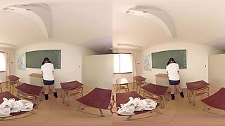Wet And Sloppy - Asian Schoolgirl Fucking Teacher In Class