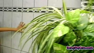 Hot milf in bath lingerie get cumshot facial: Big Tits, Blowjob  Amateur Porn