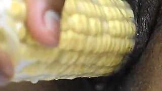 Creamy Cone Deep Inside My Pussy - Intense Food Insertion Play