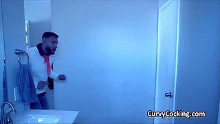 Velma's big tit bouncing riding big knob