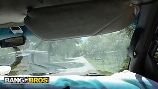 Bangbros - izzy rae earns cash and deep sheer pleasure on the screw bus with rocket powers’ monster sausage