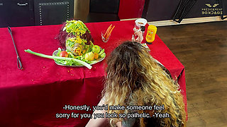 Humiliating the Slave at the Dining Table - Slave’s Head on a Platter (221)