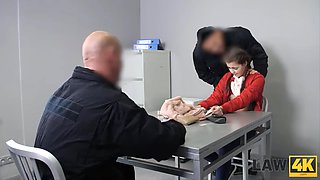 LAW4k. Teen girl doesnt know where security guard took her but she gets fucked