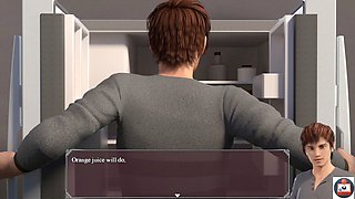 New reporter, three dimensional, visual novel