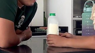 I Buy Milk From My Neighbor, She Follows Me and Drinks All My Milk.