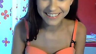 Cute blonde amateur webcam teen masturbating