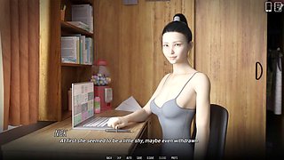 Dandy hero gets down in a 3D animated sex scene