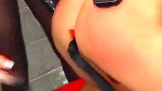 Kinky Mistress - Fucks Her Man Slave With A Strap On In A Dung