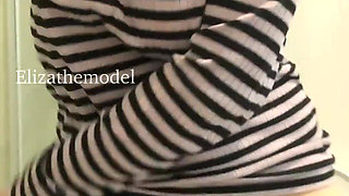 Curvy Girl Strip and Pee Now on My Club!