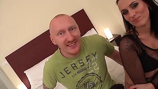Very hungry beautiful red hair big boobs on the dicks