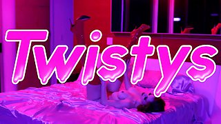 Twistys - cool Eve Marlowe has her first lezzie vignette with jewel blu & ends up jizzing repeatedly