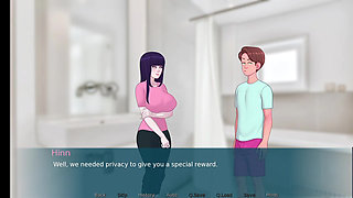 dabby and anon make hot romantic seen in summertime saga part 3