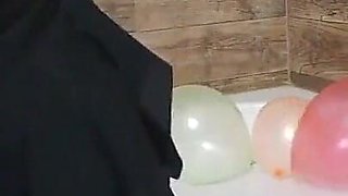 Adventures of Milfycalla Ep 40 My Balloon Fetishi Have a Fetish That I Like Very Much. Today I Was Very Horny and I Infla...